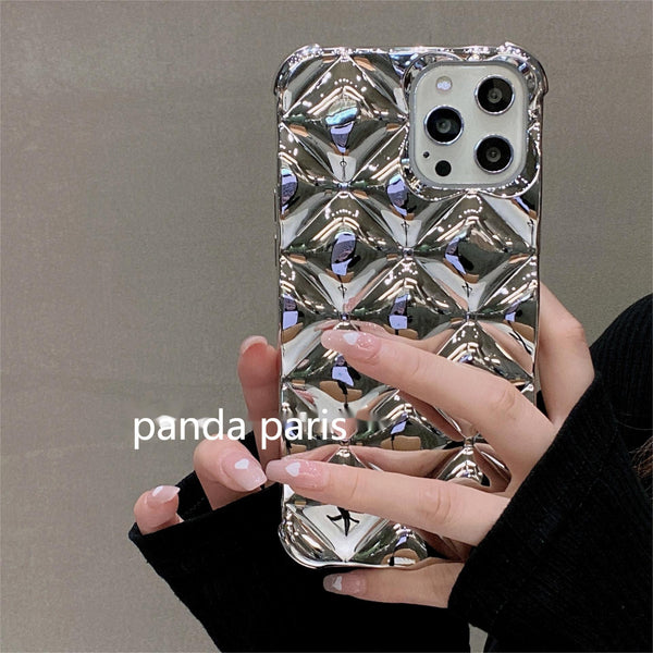 Coque iPhone Argent Brillante