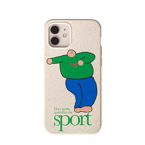 Coque iPhone Sportman Drôle